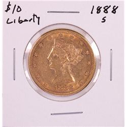 1888-S $10 Liberty Head Eagle Gold Coin