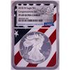 Image 1 : 2018-W $1 Proof American Silver Eagle Coin NGC PF69 Ultra Cameo Congratulations Flag