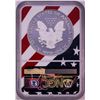 Image 2 : 2018-W $1 Proof American Silver Eagle Coin NGC PF69 Ultra Cameo Congratulations Flag