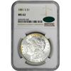 Image 2 : 1881-S $1 Morgan Silver Dollar Coin NGC MS62 CAC Amazing Toning