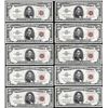 Image 1 : Lot of (10) 1963 $5 Legal Tender Notes