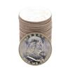 Image 1 : Roll of (20) Brilliant Uncirculated 1961-D Franklin Half Dollar Coins
