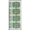 Image 2 : Uncut Sheet of (4) State of Louisiana Baby Bond Obsolete Notes