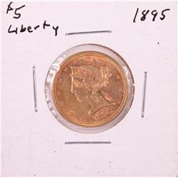 1895 $5 Liberty Head Half Eagle Gold Coin