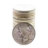 Image 1 : Roll of (20) Brilliant Uncirculated 1922 $1 Peace Silver Dollar Coins