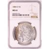 Image 1 : 1884-O $1 Morgan Silver Dollar Coin NGC MS61 Nice Toning
