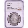 Image 1 : 1878-S $1 Morgan Silver Dollar Coin NGC MS64