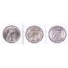 Image 2 : Lot of 1922-1924 $1 Peace Silver Dollar Coins