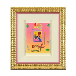 Peter Max "Love" Original Mixed Media on Paper