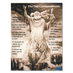 "Ringo" Daniel Funes "Ten Commandments" Original Mixed Media On Canvas