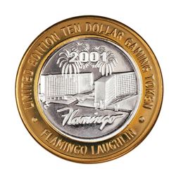 .999 Fine Silver Flamingo Casino Las Vegas, NV $10 Limited Edition Gaming Token