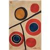 Image 1 : Alexander Calder - "Floating circle"handwoven maguey jute fiber tapestry