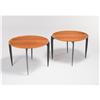 Image 1 : Engholm & Willumsen - Pair of collapsible occasional tables (model no. 4508)