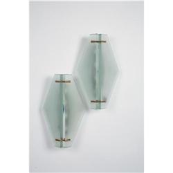 Max Ingrand - Pair of wall sconces