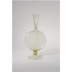 Venetian Glass - Glass vase with gold flecks