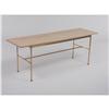 Image 1 : Paul McCobb - Console with Travertine top (model no. 8704)