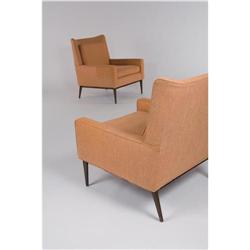 Paul McCobb - Pair of "High Back" lounge chairs (model no. 1312)