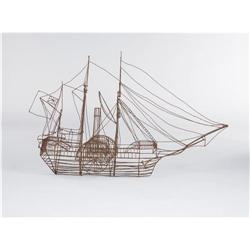 Marcello Fantoni - Tall ship sculpture