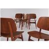 Image 1 : Borge Mogensen - Set of 6 side chairs (model no. 122)