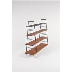 Luther Conover, Attributed - Wrought iron bookcase