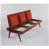 Image 2 : Hans Olsen, Attributed - Bench with three folding seats