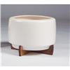 Image 1 : John Follis - Planter (model no. CP-17) with walnut stand