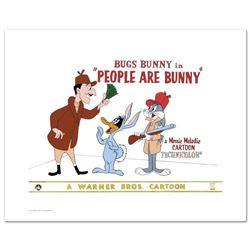 "People are Bunny" Limited Edition Giclee from Warner Bros., Numbered with Hologram Seal and Certifi