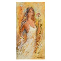 Batia Magal, Original Acrylic Painting on Canvas, Hand Signed with Letter of Authenticity.