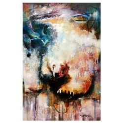 John Milan, "Ice Breaker" Hand Signed Original Painting with COA.