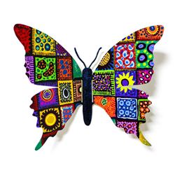 Patricia Govezensky- Original Painting on Cutout Steel "Butterfly XC"