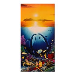 Wyland, "Paradise Found" Limited Edition Cibachrome, Numbered and Hand Signed with Certificate of Au