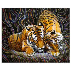 Vera V. Goncharenko- Original Oil on Canvas "Showing Some Love"