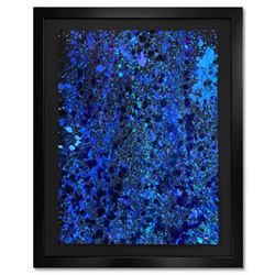 Wyland, "Splash 32" Framed Original Watercolor Painting Hand Signed with Letter of Authenticity.