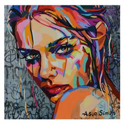 Asya Simon, Limited Edition on Canvas, Numbered and Hand Signed with Letter of Authenticity.