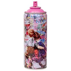 Mr. Brainwash- SPRAY CAN "WORK WELL TOGETHER, 2020"