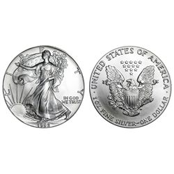 1992 American Silver Eagle .999 Fine Silver Dollar Coin