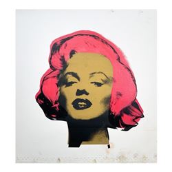 Steve Kaufman (1960-2010), "Marilyn Monroe" Hand Signed and Numbered Limited Edi
