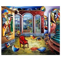 Alexander Astahov, "Master in Time" Hand Signed Limited Edition Giclee on Canvas