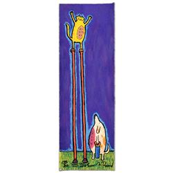 "What Goes Up Must Come Down" Limited Edition Hand Pulled Original Lithograph By