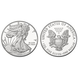 1987 American Silver Eagle .999 Fine Silver Dollar Coin