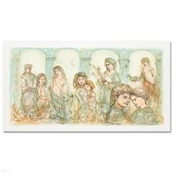 "Solomon's Court" Limited Edition Lithograph by Edna Hibel (1917-2014), Numbered