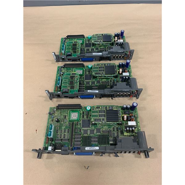 (3) - FANUC A16B-3200-0450/07G CIRCUIT BOARDS