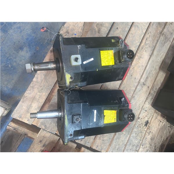 (2) - FANUC A06B-0267-B605#S000 AC SERVO MOTORS