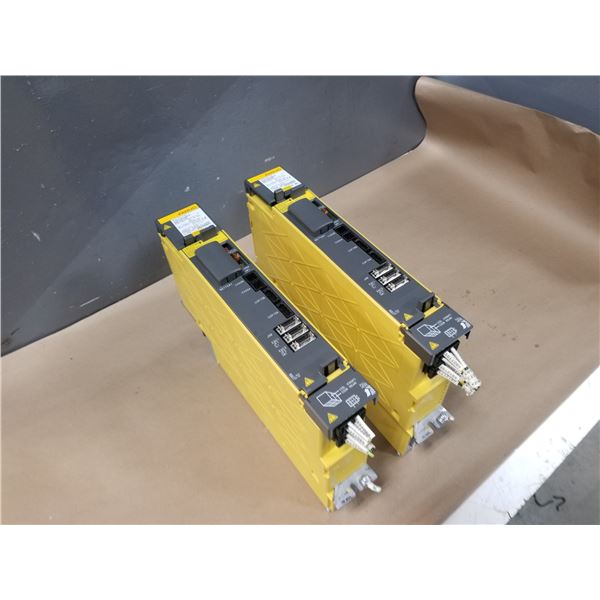 (2) FANUC A06B-6290-H205 (AISV 20/20HV) SERVO AMPLIFIER