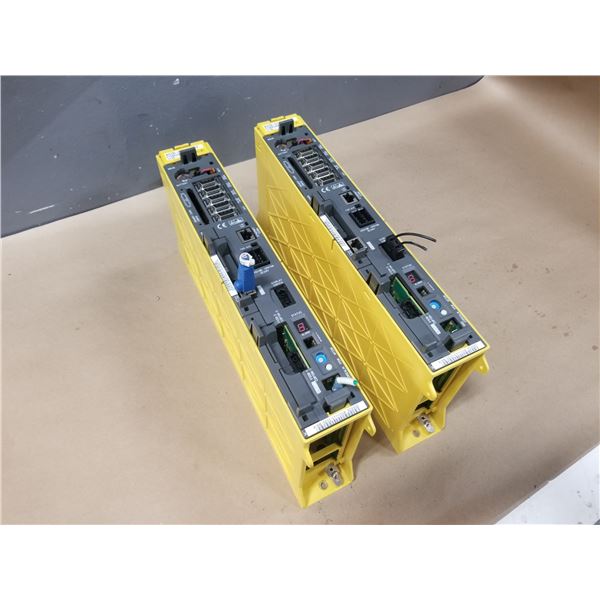 (2) FANUC A02B-0327-B802 SERVO AMP/CONTROLLER