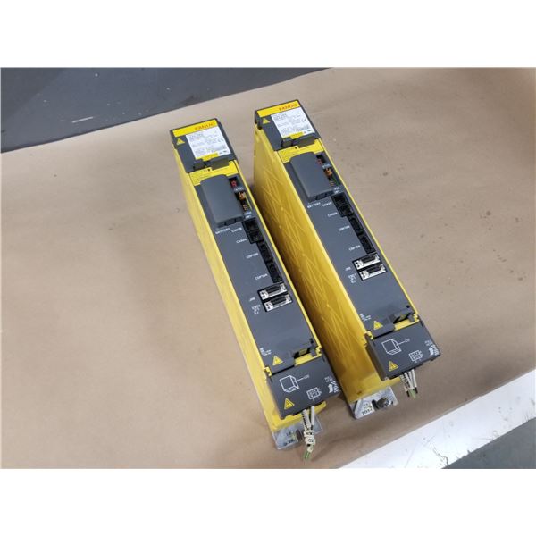 (2) FANUC A06B-6290-H102 (AISV 10HV) SERVO AMPLIFIER