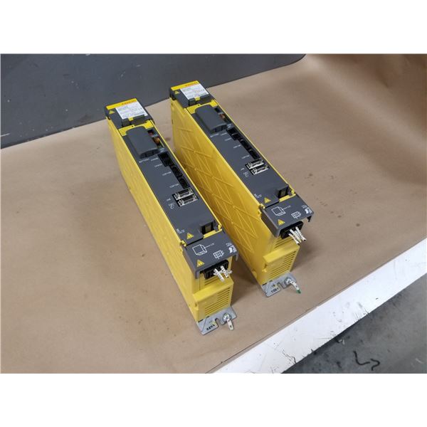 (2) FANUC A06B-6290-H102 (AISV 10HV) SERVO AMPLIFIER