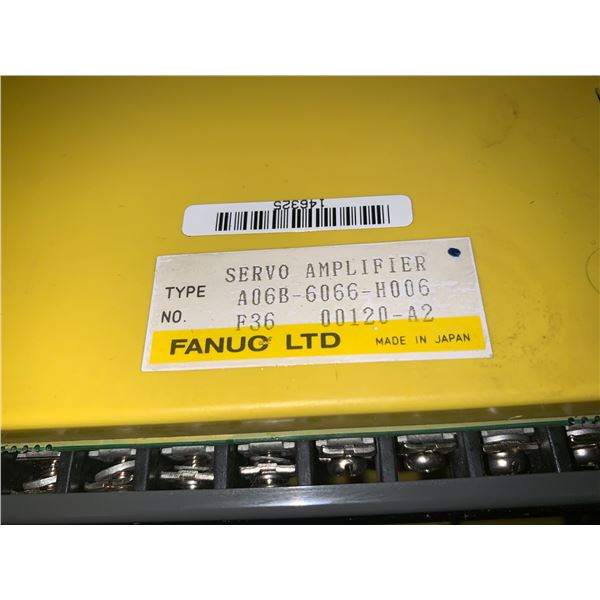 (3) - FANUC A06B-6066-H006 SERVO AMPLIFIERS