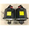 Image 3 : (2) FANUC A06B-0034-B075#0008 AC SERVO MOTOR