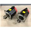 Image 1 : (2) FANUC A06B-0143-B010#0001, A06B-0142-B010#0001 AC SERVO MOTOR